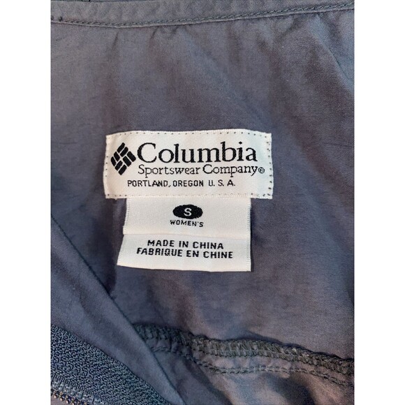 Columbia Jacket Womens Lightweight Full Zip Windbreaker packable small - Picture 2 of 10